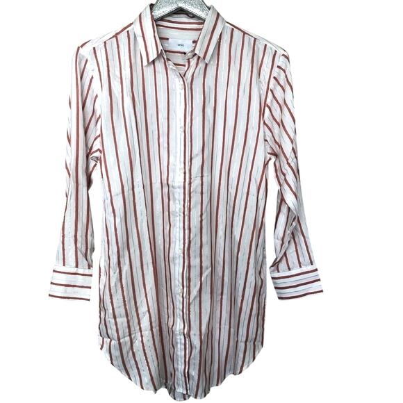 Onia Spanish Red Marie Dress Red & Metallic Stipe NEW - Picture 1 of 7